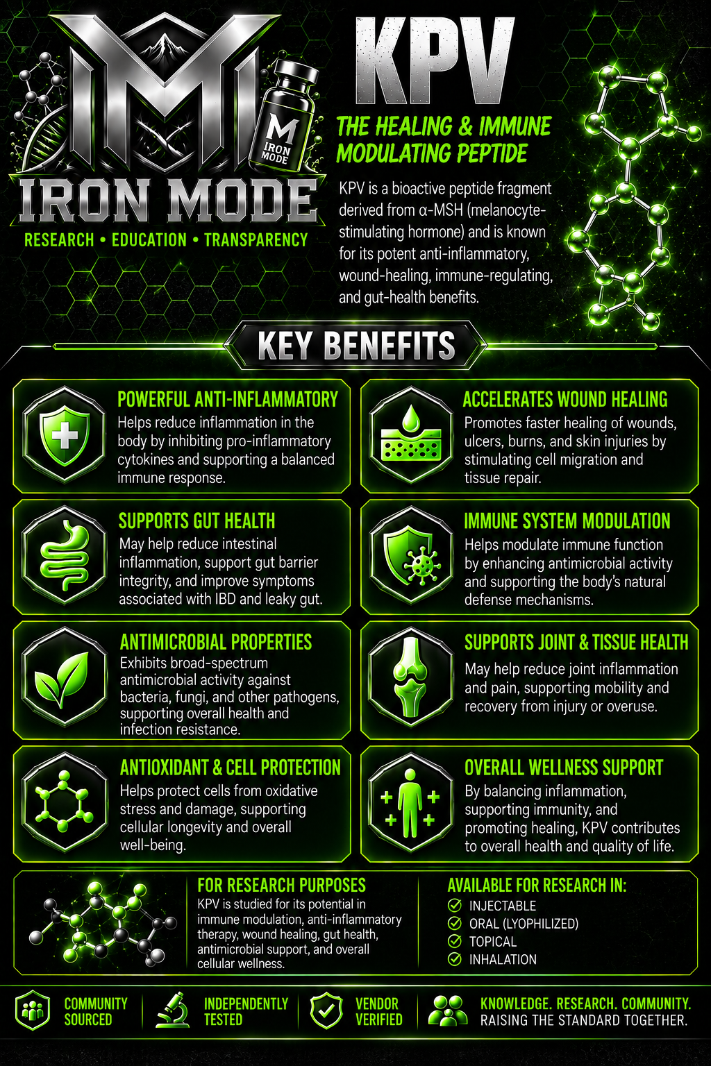 KPV benefits sheet
