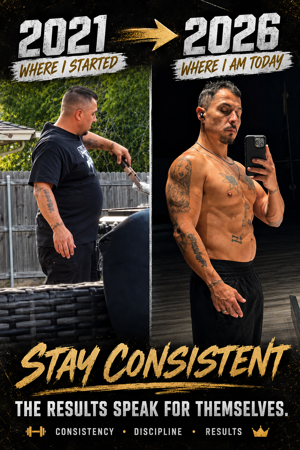 Iron Mode founder's personal transformation from 2021 to 2026